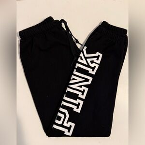 PINK By Victoria Secret Black sweatpant joggers